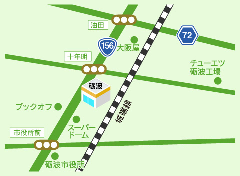 砺波配送センター地図